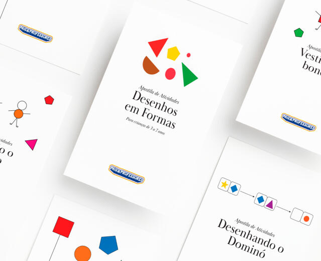 COMBO: Apostilas de Atividades de Formas Geométricas | R$39,90