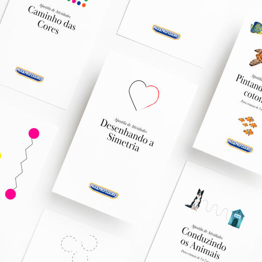 COMBO: Apostilas de Atividades de Motricidade Fina | R$39,90